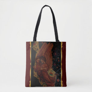 Tote Bag Angels en rouge