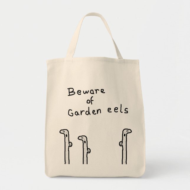 Tote Bag anguilles de jardin (Devant)