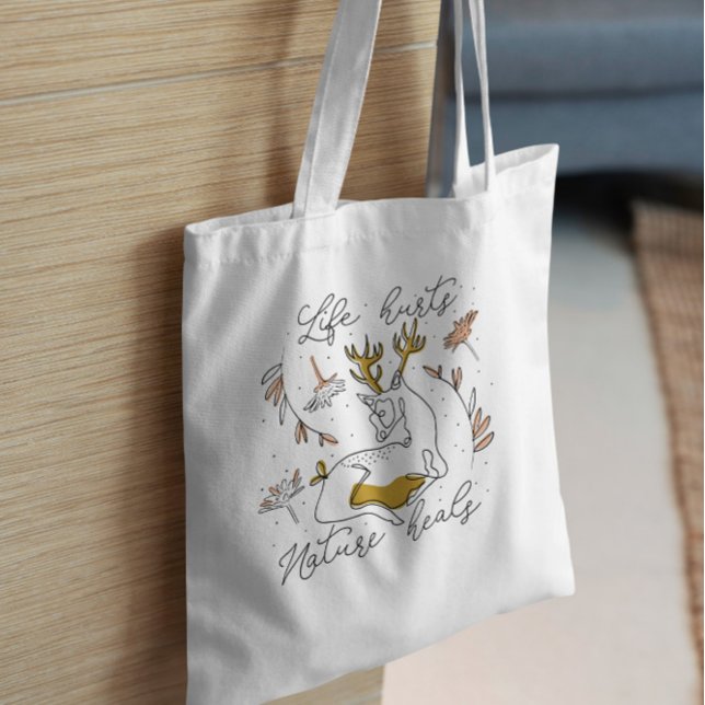 Tote Bag Animal de cerfs dans la nature (Créateur téléchargé)