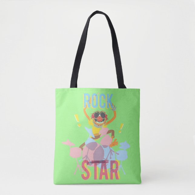 Tote Bag Animal - Rock Star (Devant)