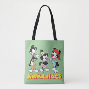 Tote Bag Animaniacs   Yakko, Dot et Wakko debout