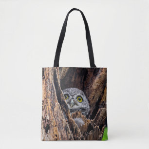 Tote Bag Animaux de bébés cutest   Chouette tachetée
