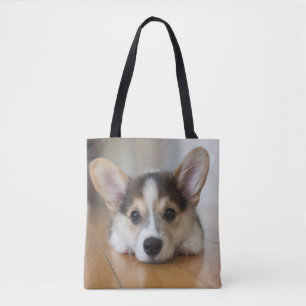 Tote Bag Animaux de bébés cutest   Corgi Puppy