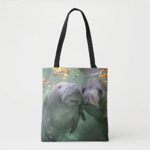 Tote Bag Animaux de bébés cutest   Deux Manatees