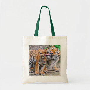 Tote Bag Animaux de bébés cutest   Sibérie Tiger Famille