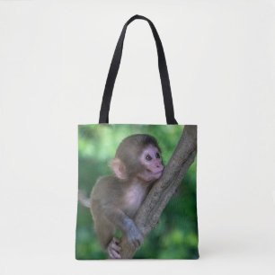 Tote Bag Animaux de bébés cutest Singe bébé