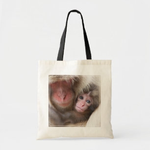 Tote Bag Animaux de bébés cutest   Singe des neiges