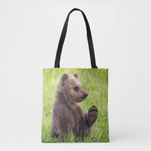 Tote Bag Animaux de bébés cutest   Vague d'ours Brown