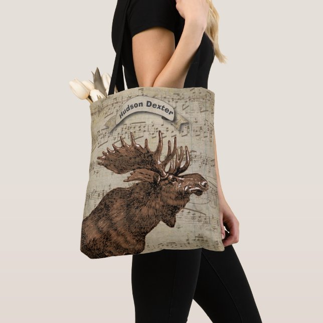Tote Bag Animaux forestiers Oie musicale (De près)