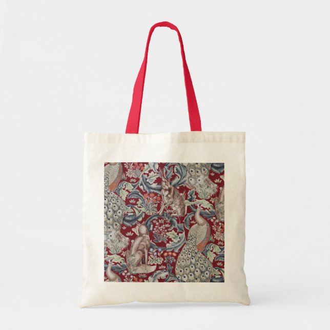 Tote Bag Animaux forestiers, William Morris (Devant)