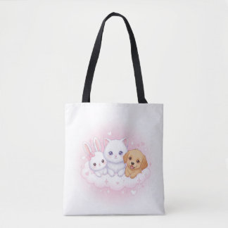 Tote Bag Animaux mignons 