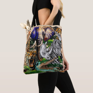Tote Bag Animaux sauvages de la Savane africaine