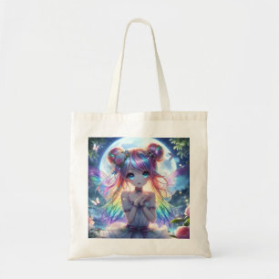 Tote Bag Anime Girl Arc-en-ciel Chanter Lune Fée