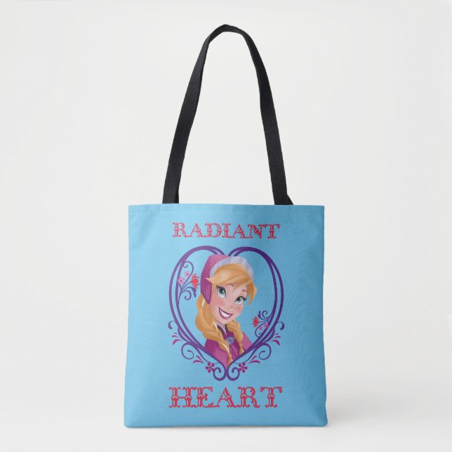 Tote Bag  Anna| Coeur radiant (Devant)