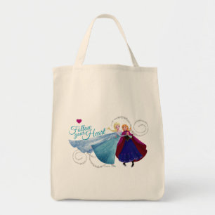 Tote Bag Anna et Elsa  Amour de la famille