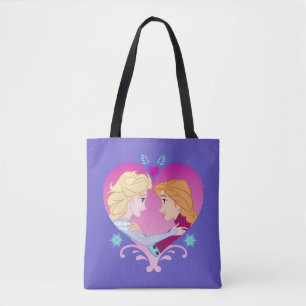 Tote Bag Anna et Elsa Bond solide