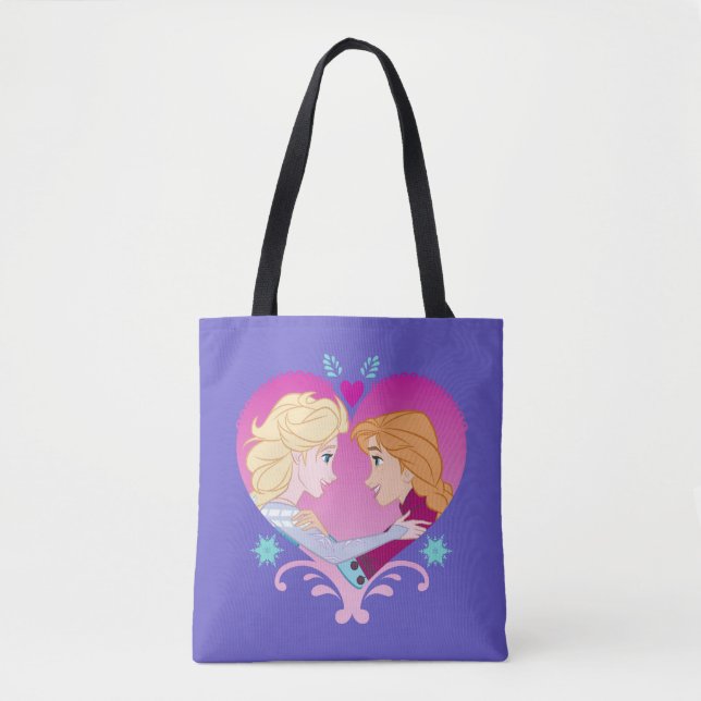 Tote Bag Anna et Elsa| Bond solide (Devant)