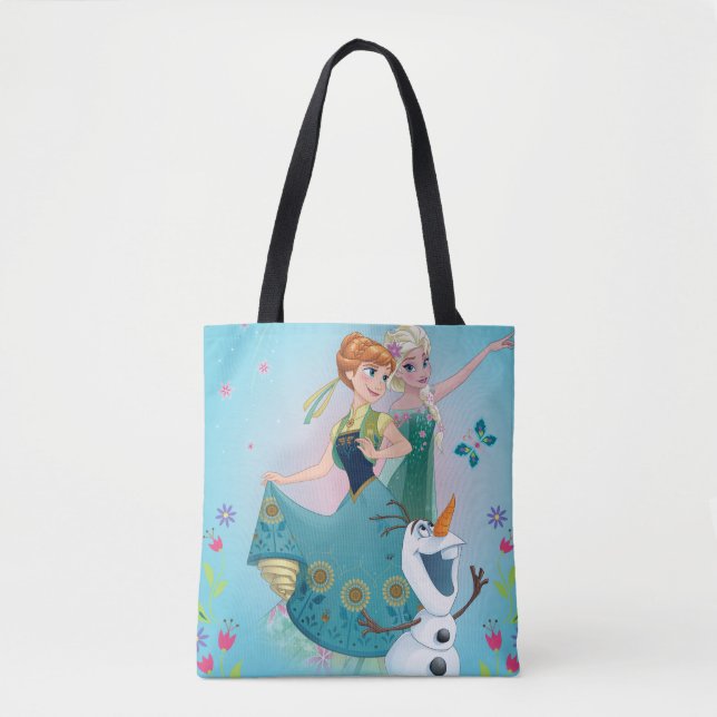 Tote Bag Anna et Elsa| Célébrer la sainteté (Devant)