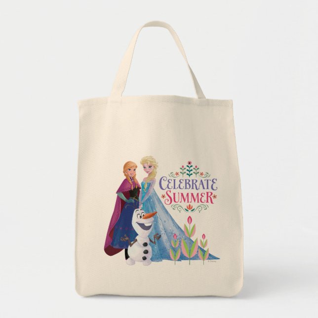 Tote Bag Anna et Elsa | Célébrer l'été (Devant)