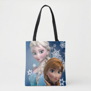 Tote Bag Anna et Elsa Les flocons de neige