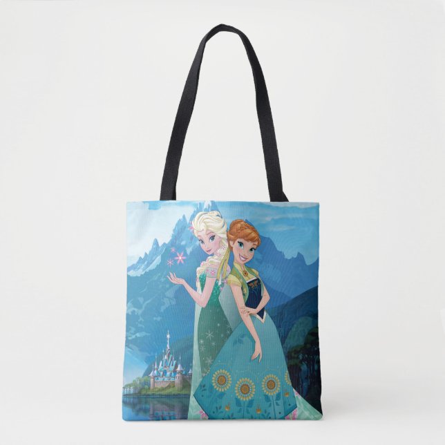 Tote Bag Anna et Elsa| Ma soeur m'aime (Devant)