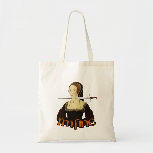 Tote Bag Anne Boleyn - Je vais bien (Devant)