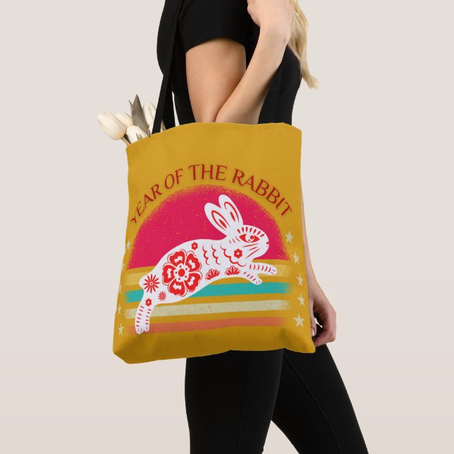 TOTE BAG ANNÉE DU RABBIT (De près)