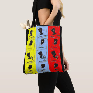 Tote Bag Années 1950 trois as pour peignes et impression Ac