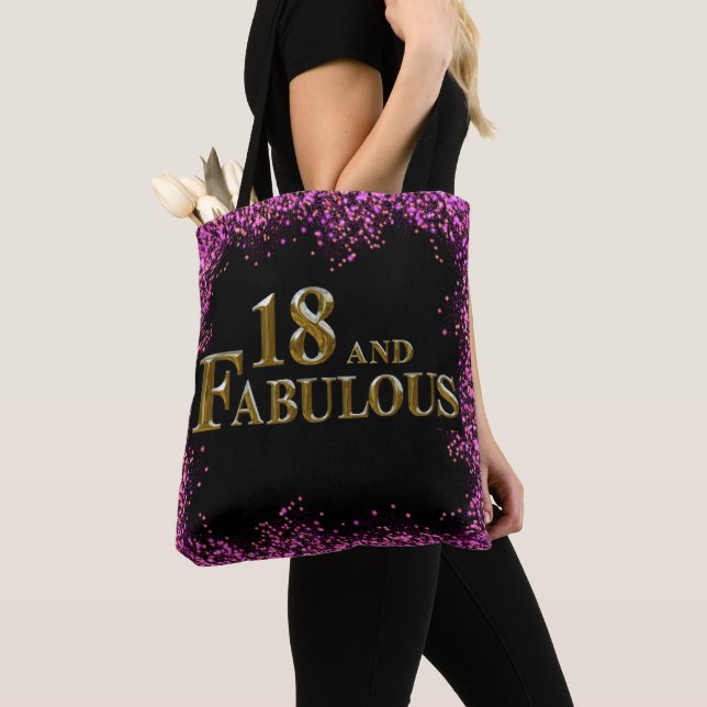 Tote Bag Anniversaire 18 ans (De près)