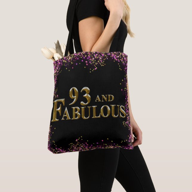 Tote Bag Anniversaire 93 ans (De près)