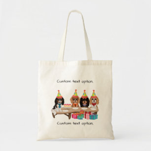 Tote Bag Anniversaire Cavalier King Charles Spaniel
