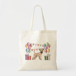 Tote Bag Anniversaire Coloré d'un Terrier Irlandais à Poil