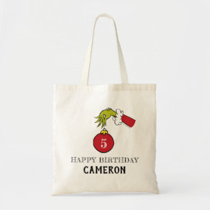Tote Bag Anniversaire Grinch Tableau Noir