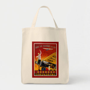 Tote Bag Annonce japonaise vintage de ligne aérienne