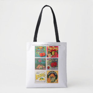 Tote Bag Annonces vintages fourre-tout de société de fruit
