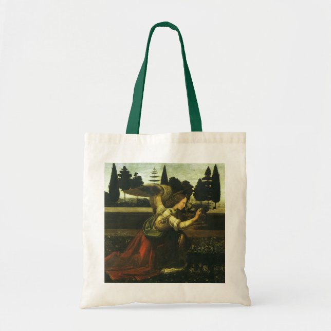 Tote Bag Annonciation du Seigneur par Léonard de Vinci (Devant)
