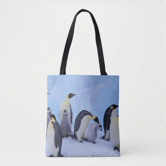 Tote Bag Antarctique, Manchots empereurs (Devant)