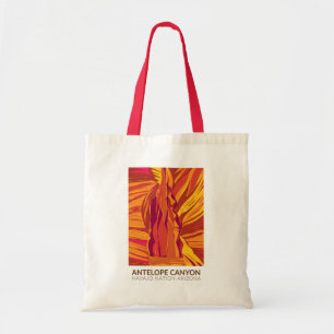 Tote Bag Antelope Canyon Arizona Travel Art Vintage