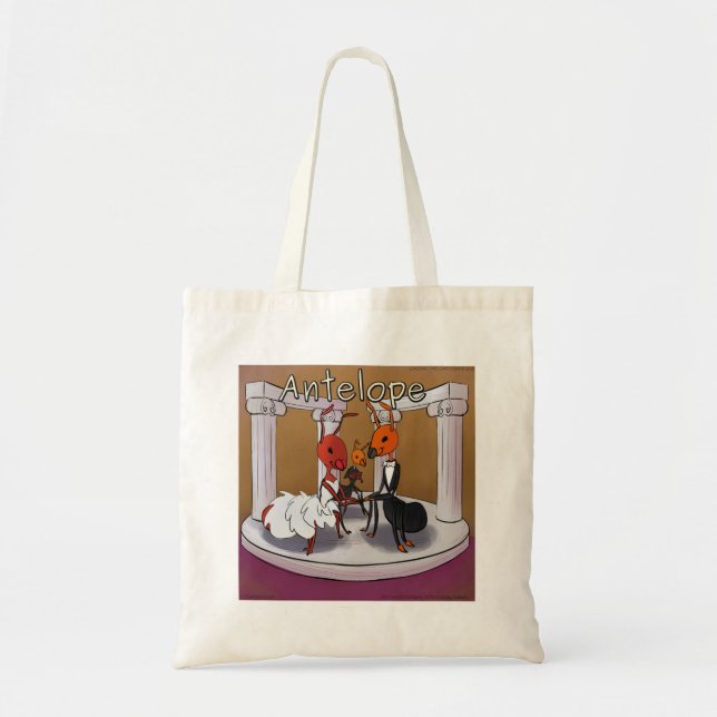 Tote Bag Antelope Funny Ants Rick London Comique (Devant)