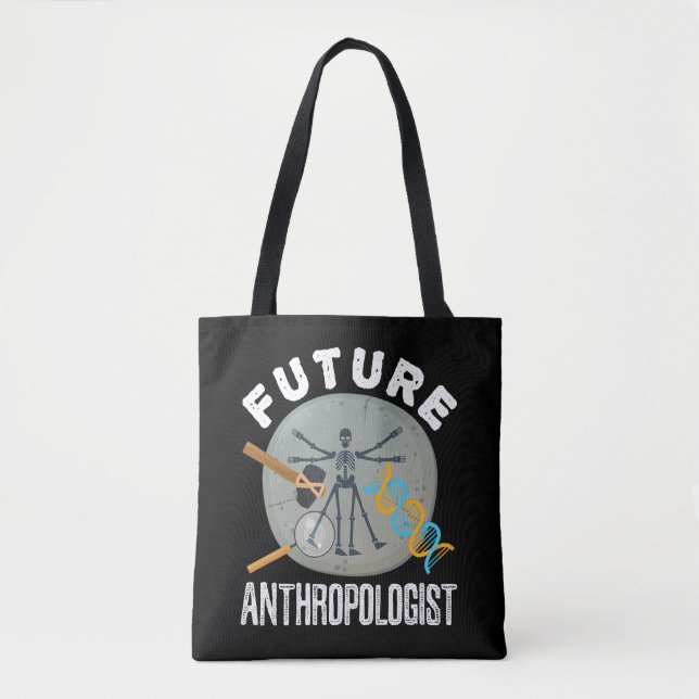 Tote Bag Anthropologue futur (Devant)