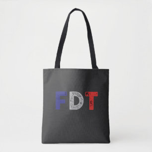 Tote Bag Anti Trump Maga FDT résiste à la démocratie rétro