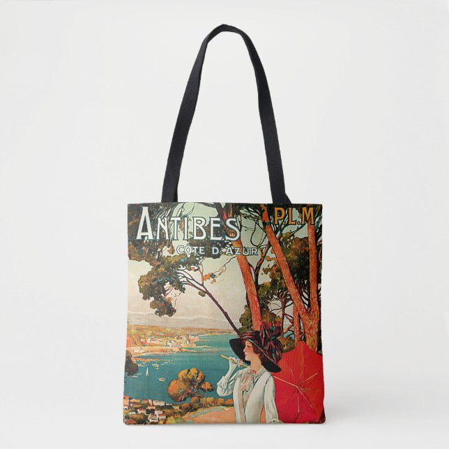 Tote Bag Antibes Côte d'Azur (Devant)