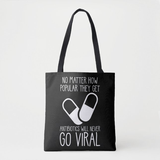 Tote Bag Antibiotiques Chercheur en sciences virales Pharma (Devant)