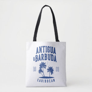 Tote Bag Antigua-et-Barbuda Palmier des Caraïbes
