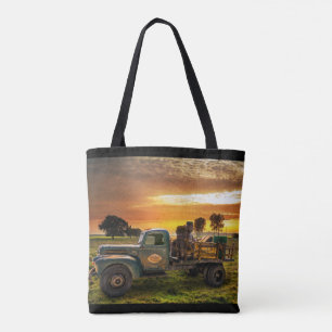 Tote Bag Antique ramassage à la campagne