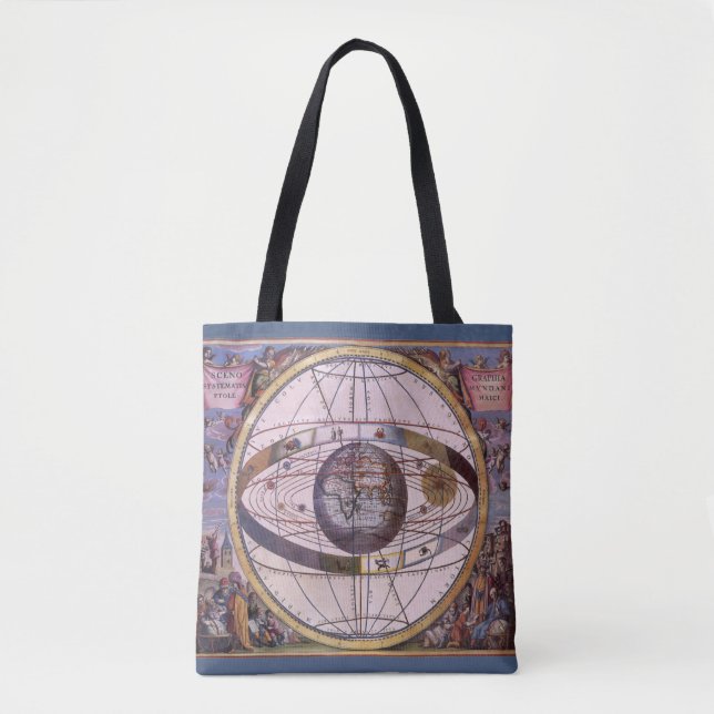 Tote Bag Antique système solaire Ptolémaïque, Andreas Cella (Devant)
