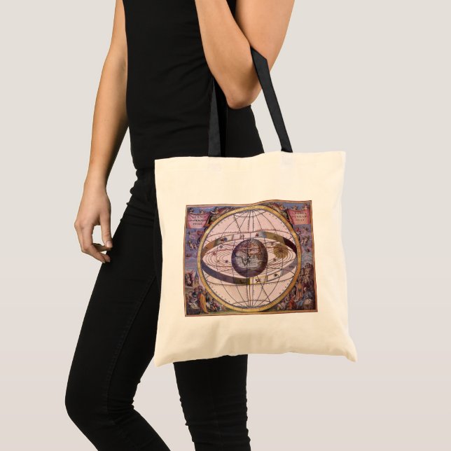 Tote Bag Antique système solaire Ptolémaïque, Andreas Cella (Devant (produit))