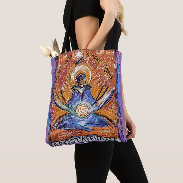 Tote Bag Apostatenaut - explorer sans dogmes (De près)