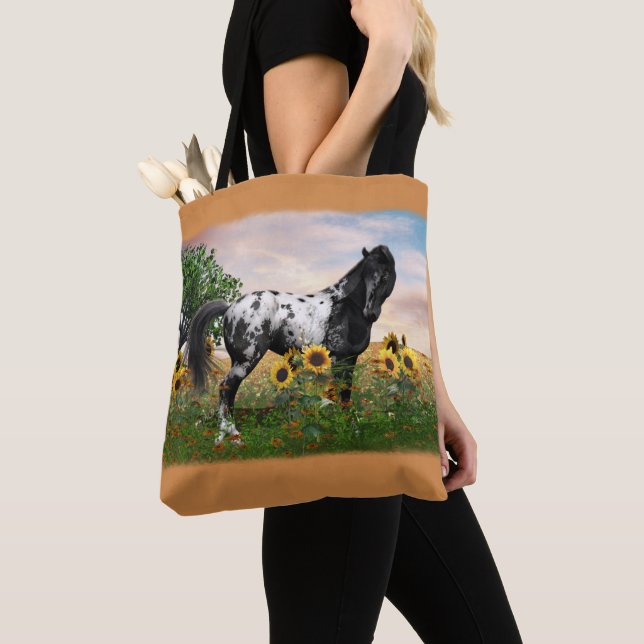 Tote Bag Appaloosa Horse Fourre-tout, couleur personnaliser (De près)