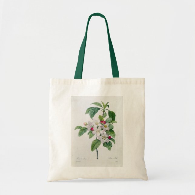 Tote Bag Apple fleurissent, du 'DES de Les Choix plus des (Devant)